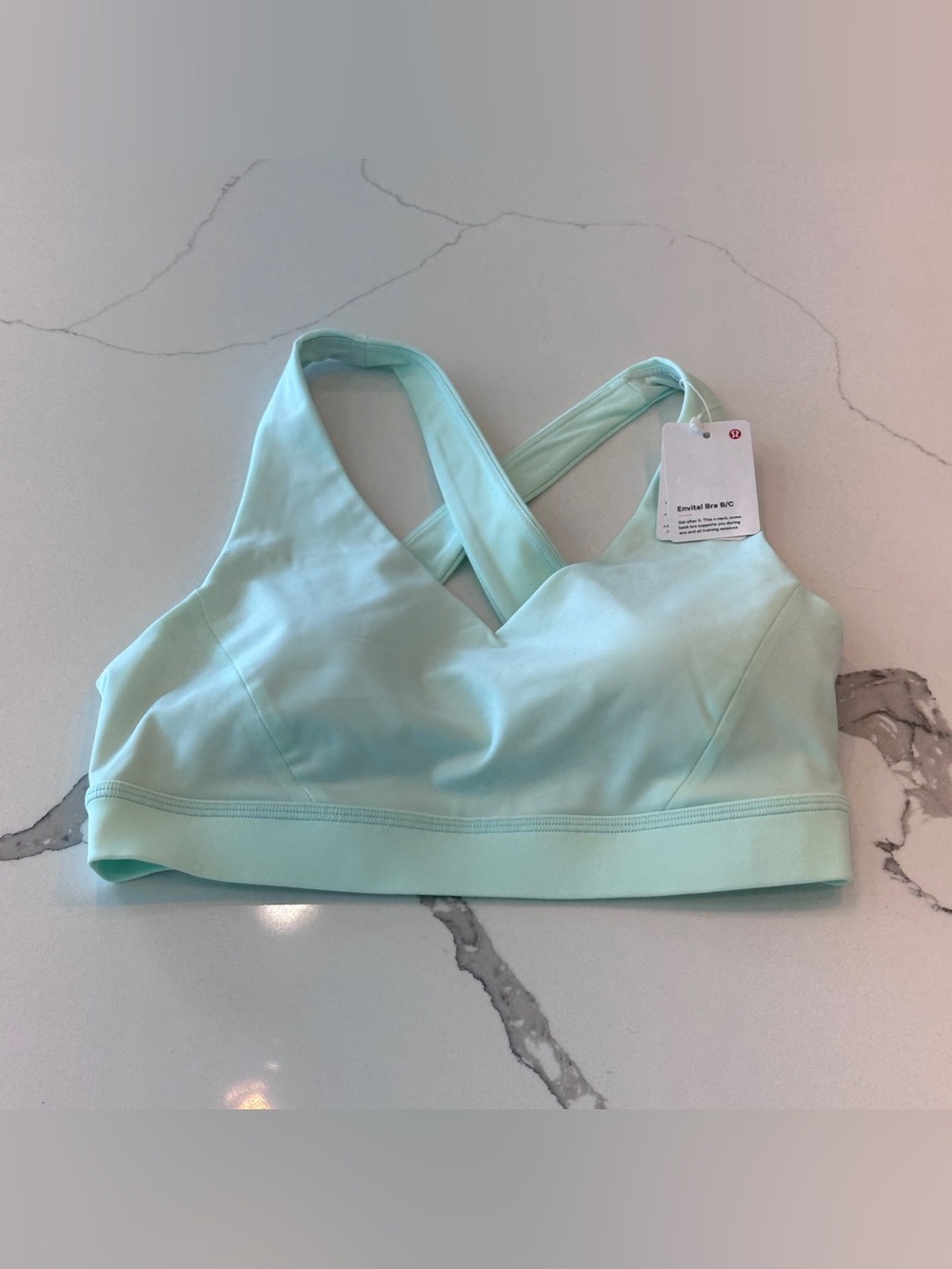 Lululemon Envital Bra Medium Support Sz 6 Mint Moment NWT